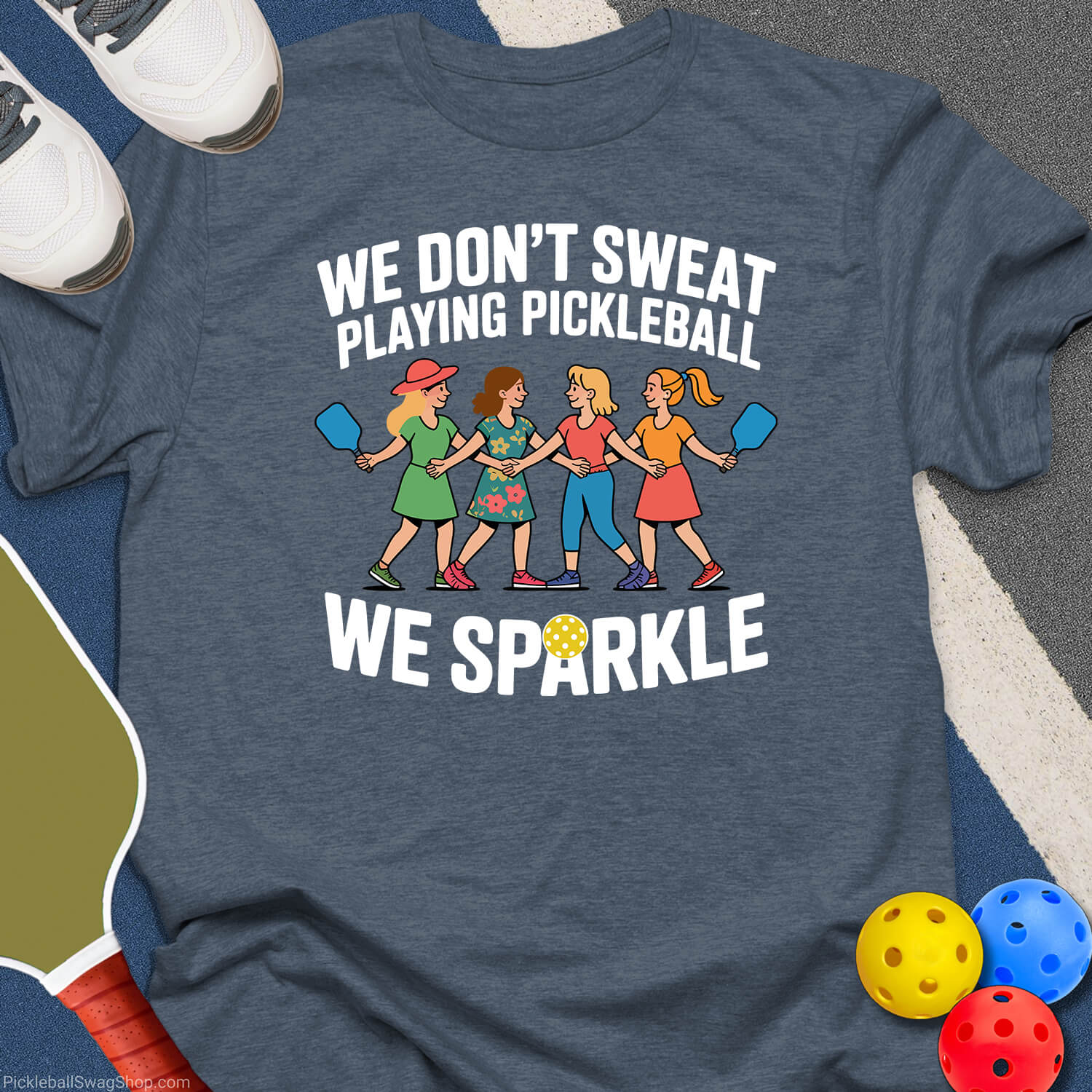 Sparkle Squad Pickleball T-Shirt