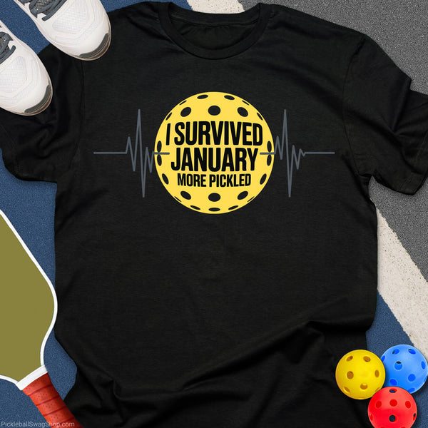 I Survived January Pickled T-Shirt