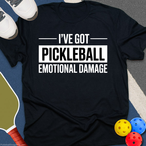 Pickleball Emotional Damage T-Shirt