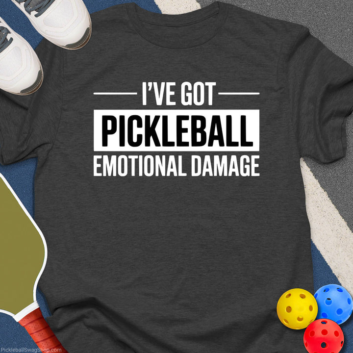 Pickleball Emotional Damage T-Shirt