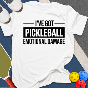 Pickleball Emotional Damage T-Shirt