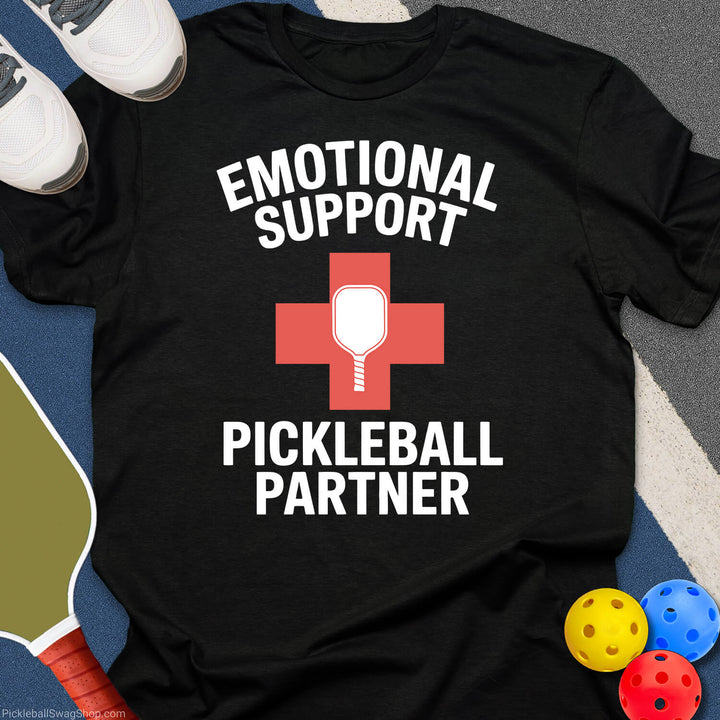 Emotional Support Pickleball T-Shirt