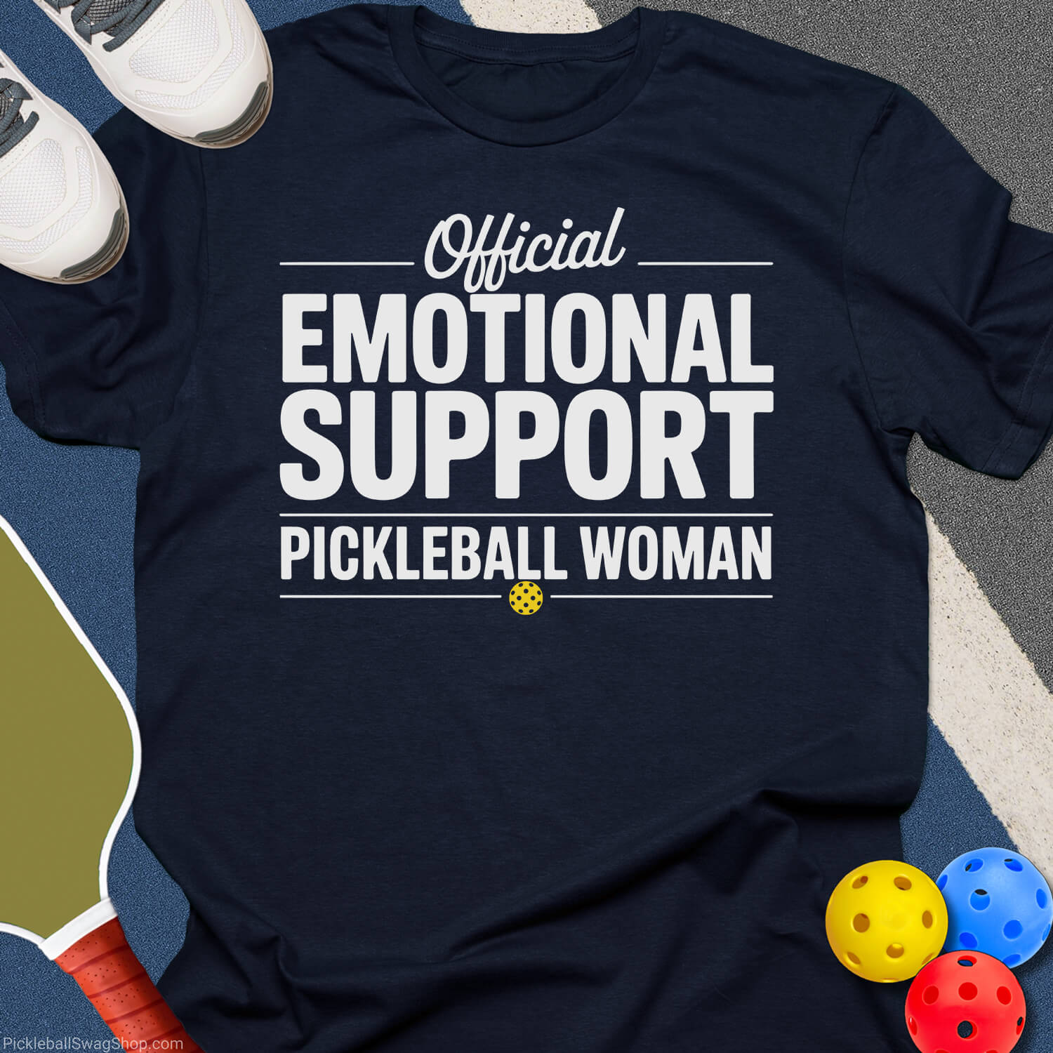 Pickleball Support Woman T-Shirt