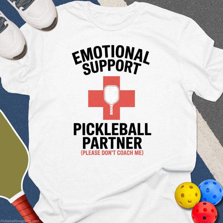 Emotional Support Pickleball T-Shirt