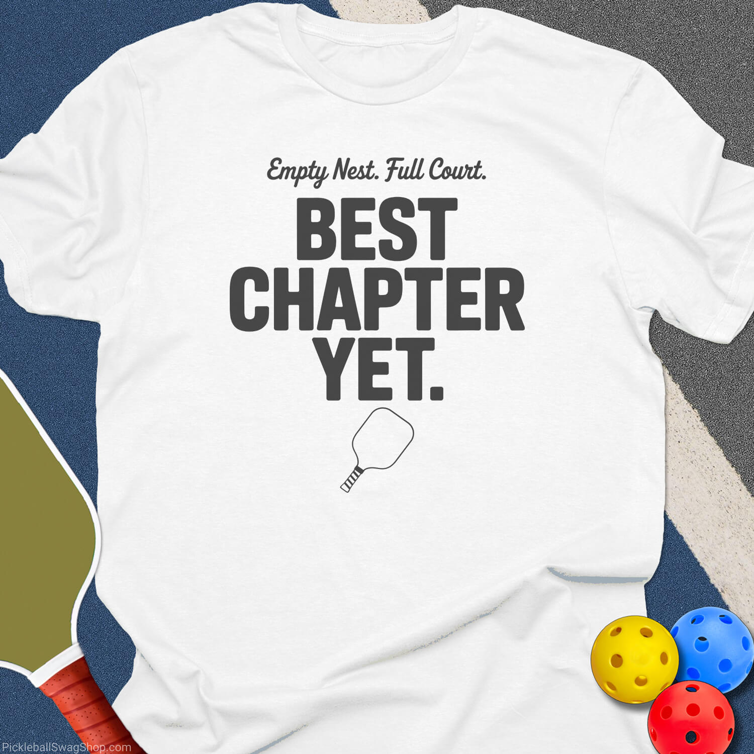 Empty Nest Full Court T-Shirt - White