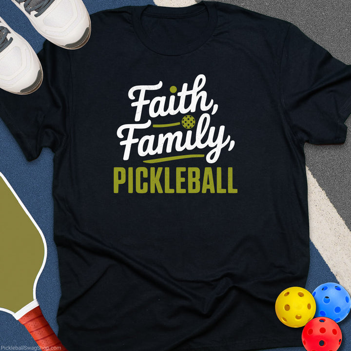 Faith Family Pickleball T-Shirt