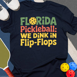 Florida Flip Flop Pickleball T-Shirt
