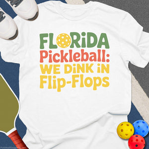 Florida Flip Flop Pickleball T-Shirt