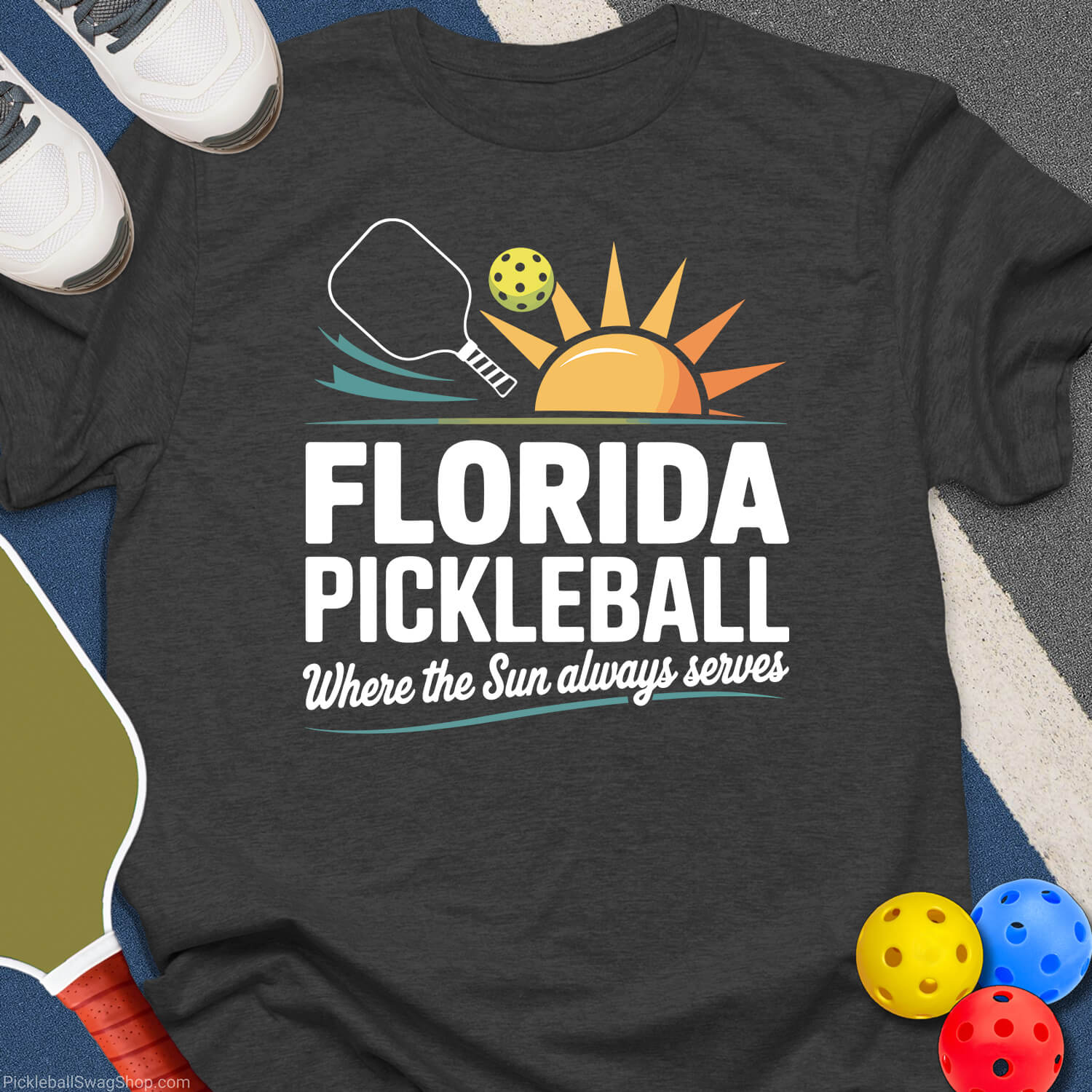 Florida Pickleball Sun Serves T-Shirt
