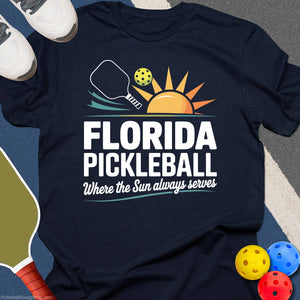 Florida Pickleball Sun Serves T-Shirt