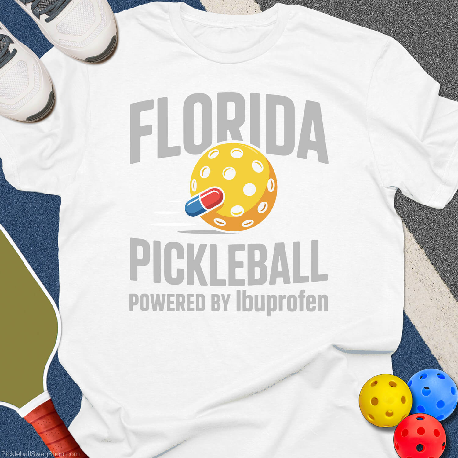 Florida Pickleball Ibuprofen T-Shirt