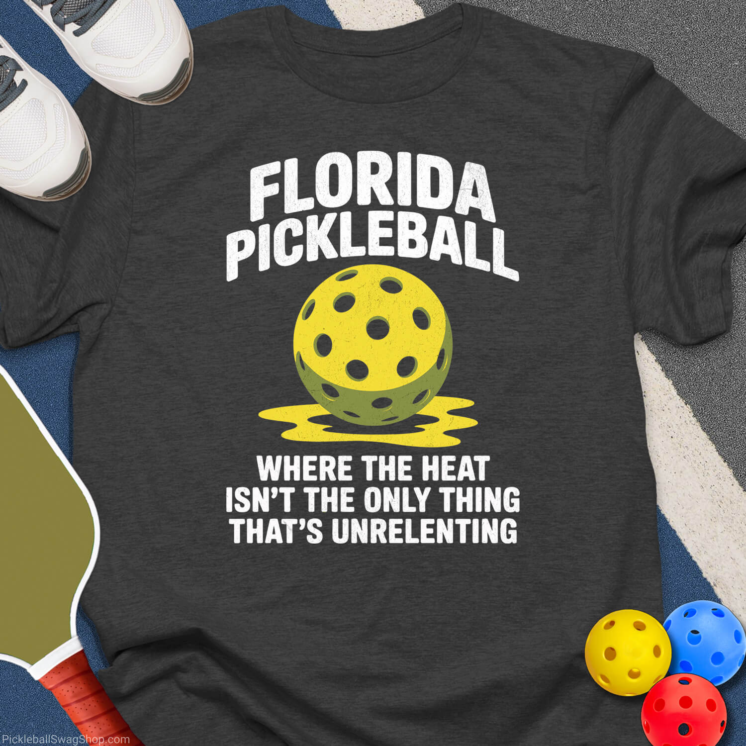 Florida Heat & Pickleball T-Shirt