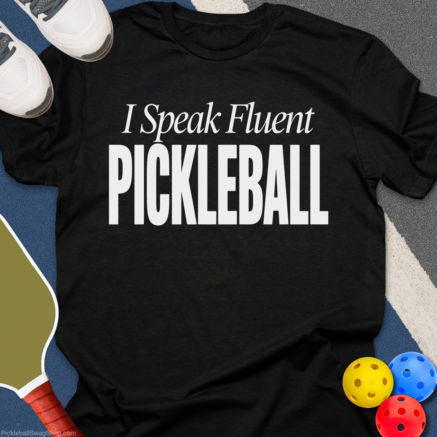 Fluent Pickleball Player T-Shirt