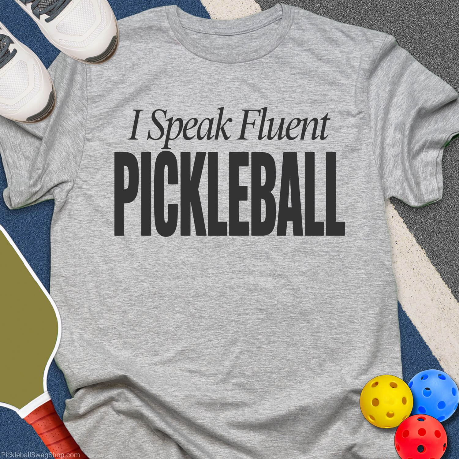 Fluent Pickleball Player T-Shirt