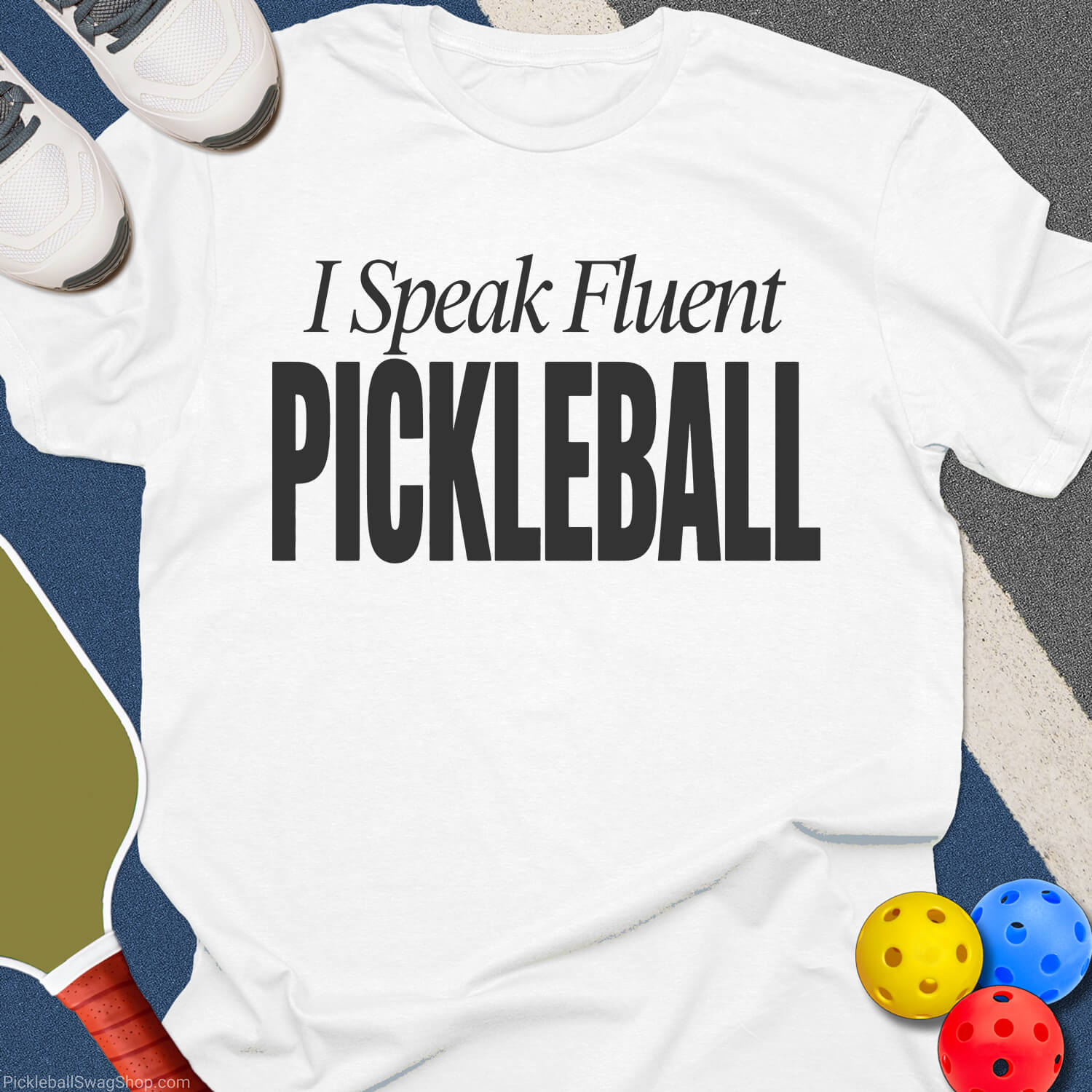 Fluent Pickleball Player T-Shirt
