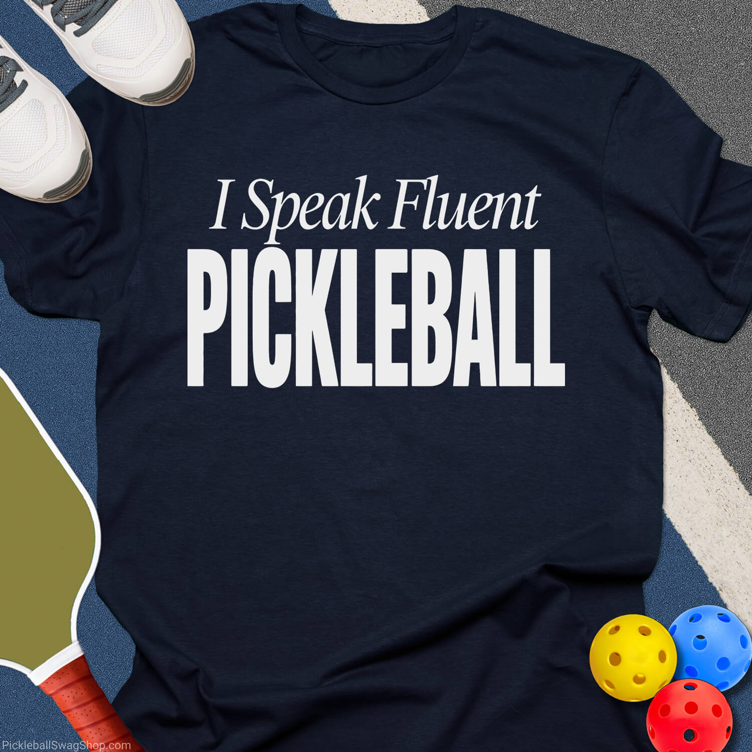 Fluent Pickleball Player T-Shirt