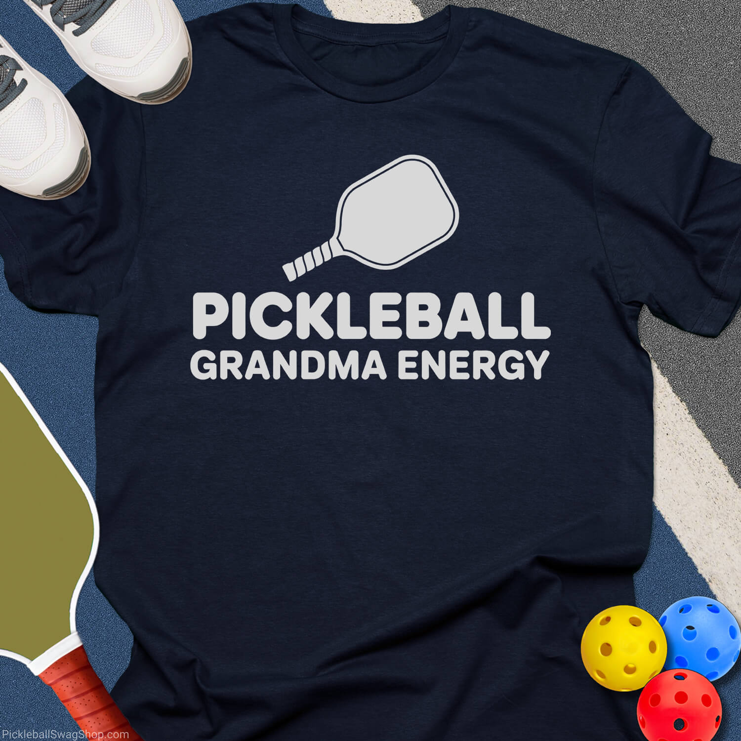 Grandma Pickleball Energy T-Shirt