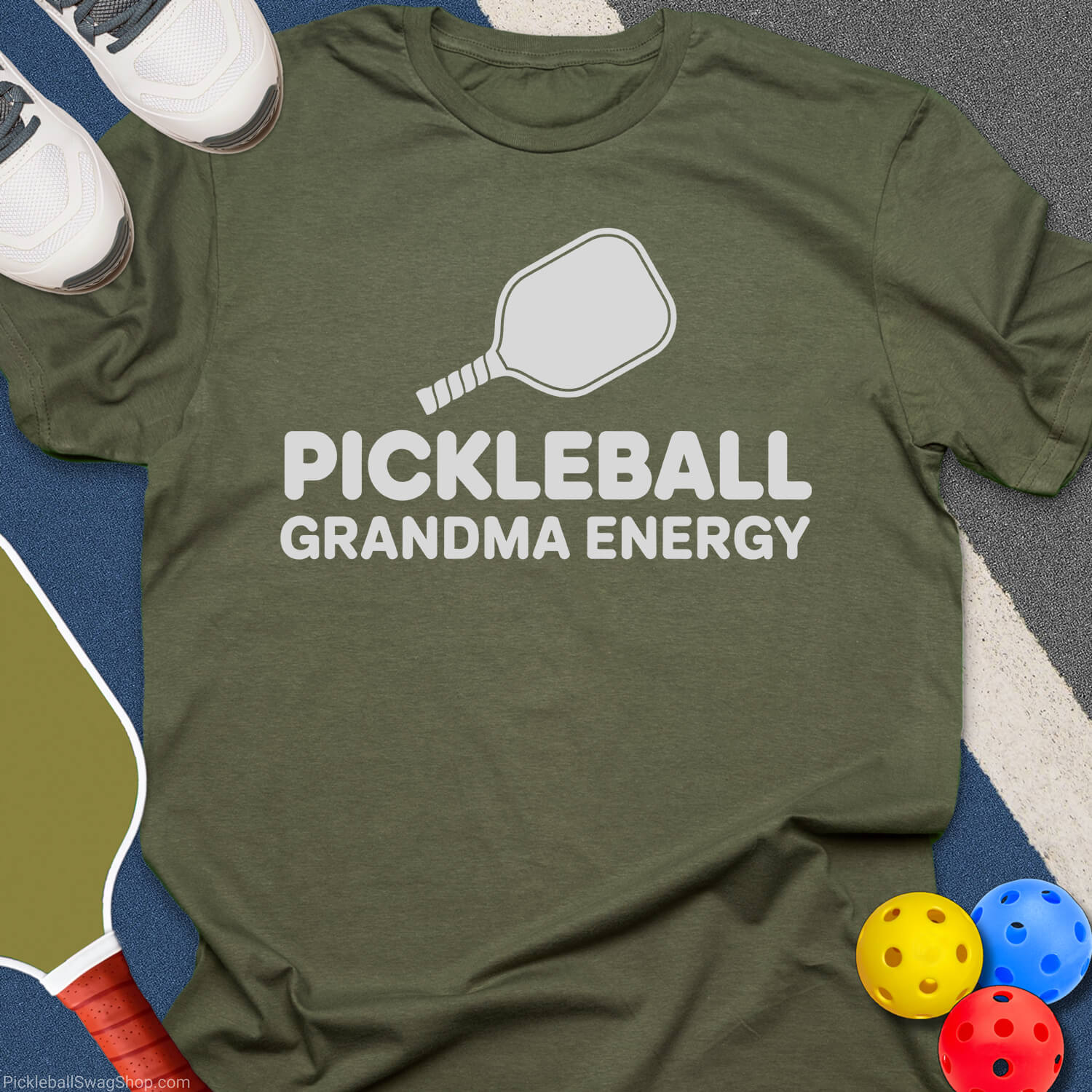 Grandma Pickleball Energy T-Shirt