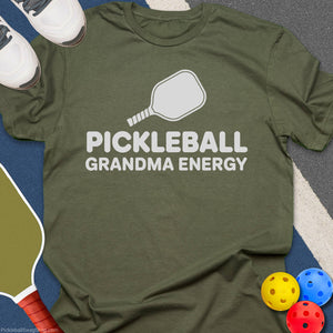 Grandma Pickleball Energy T-Shirt