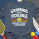 Grandmas Play Pickleball T-Shirt - Heather Indigo