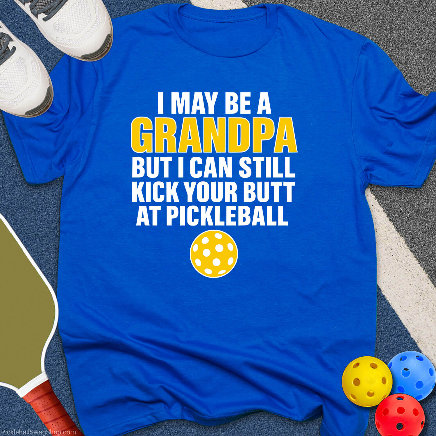 Grandpa Pickleball Butt T-Shirt