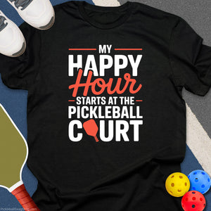 My Happy Hour Pickleball T-Shirt