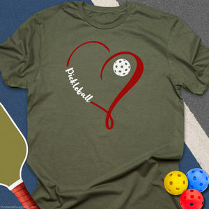 Heart Pickleball T-Shirt