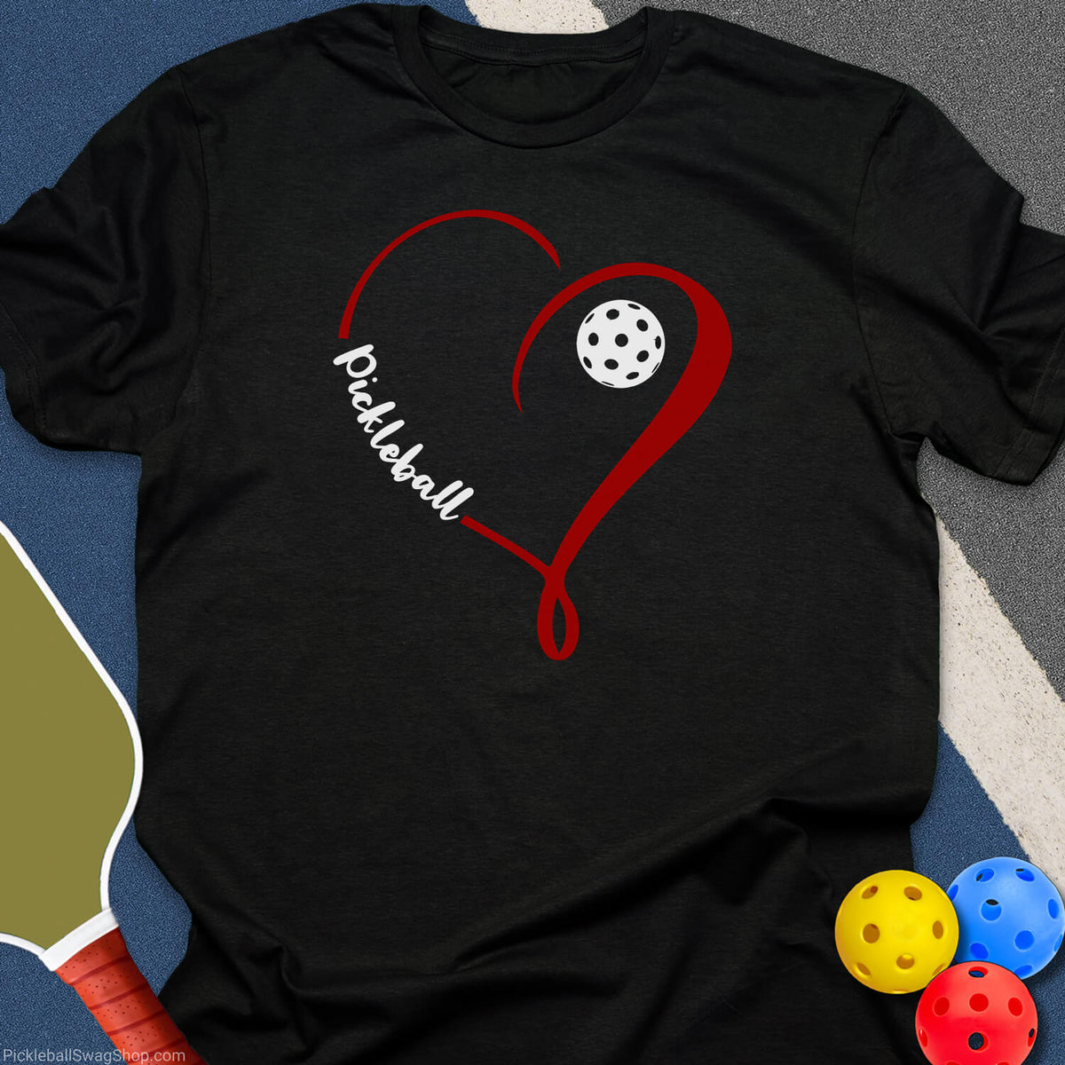 Heart Pickleball T-Shirt