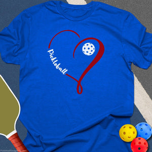 Heart Pickleball T-Shirt