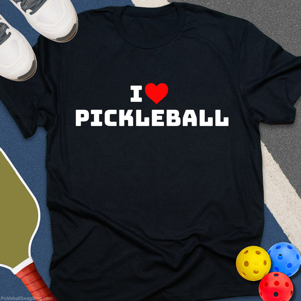 I Heart Pickleball T-Shirt