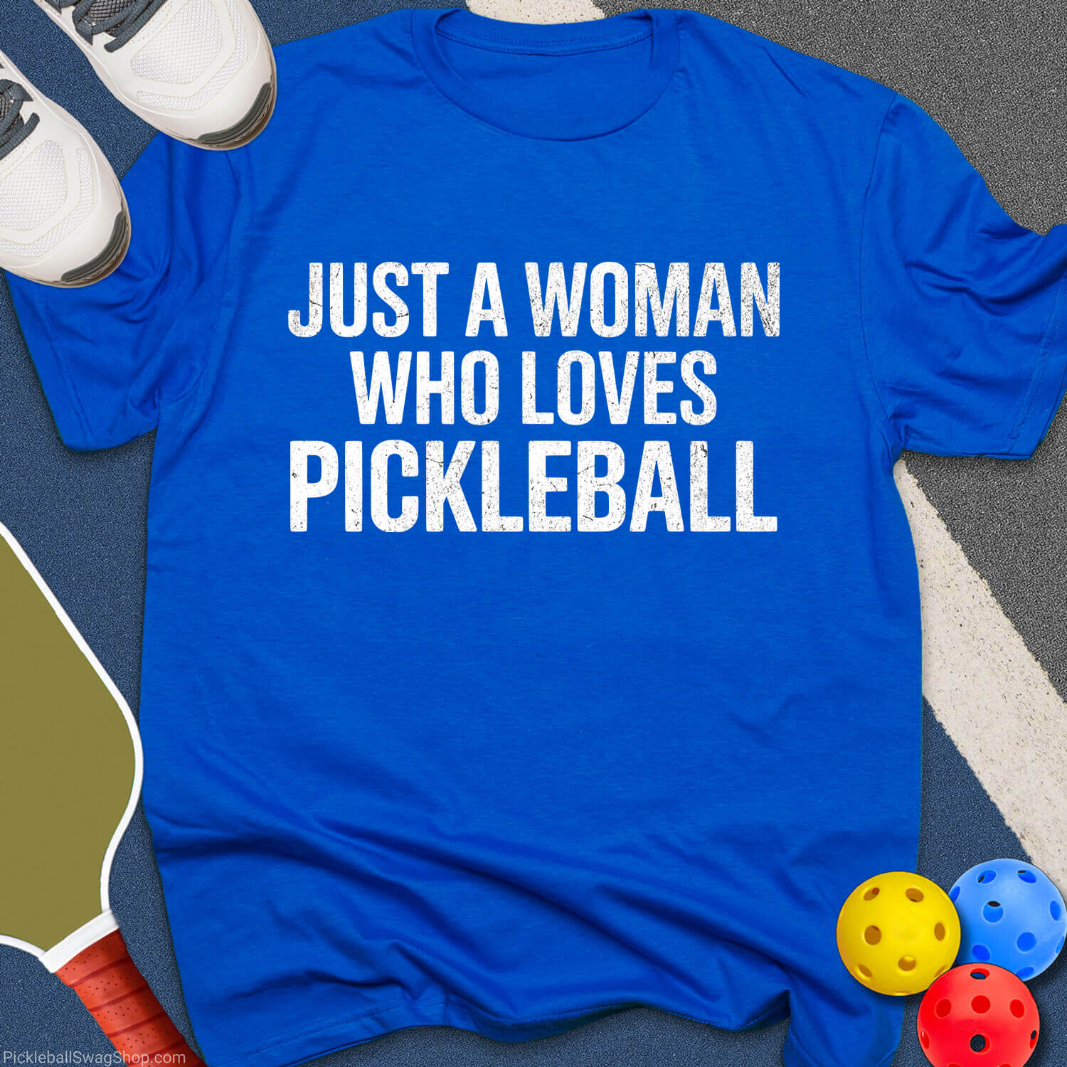 Woman Loves Pickleball T-Shirt