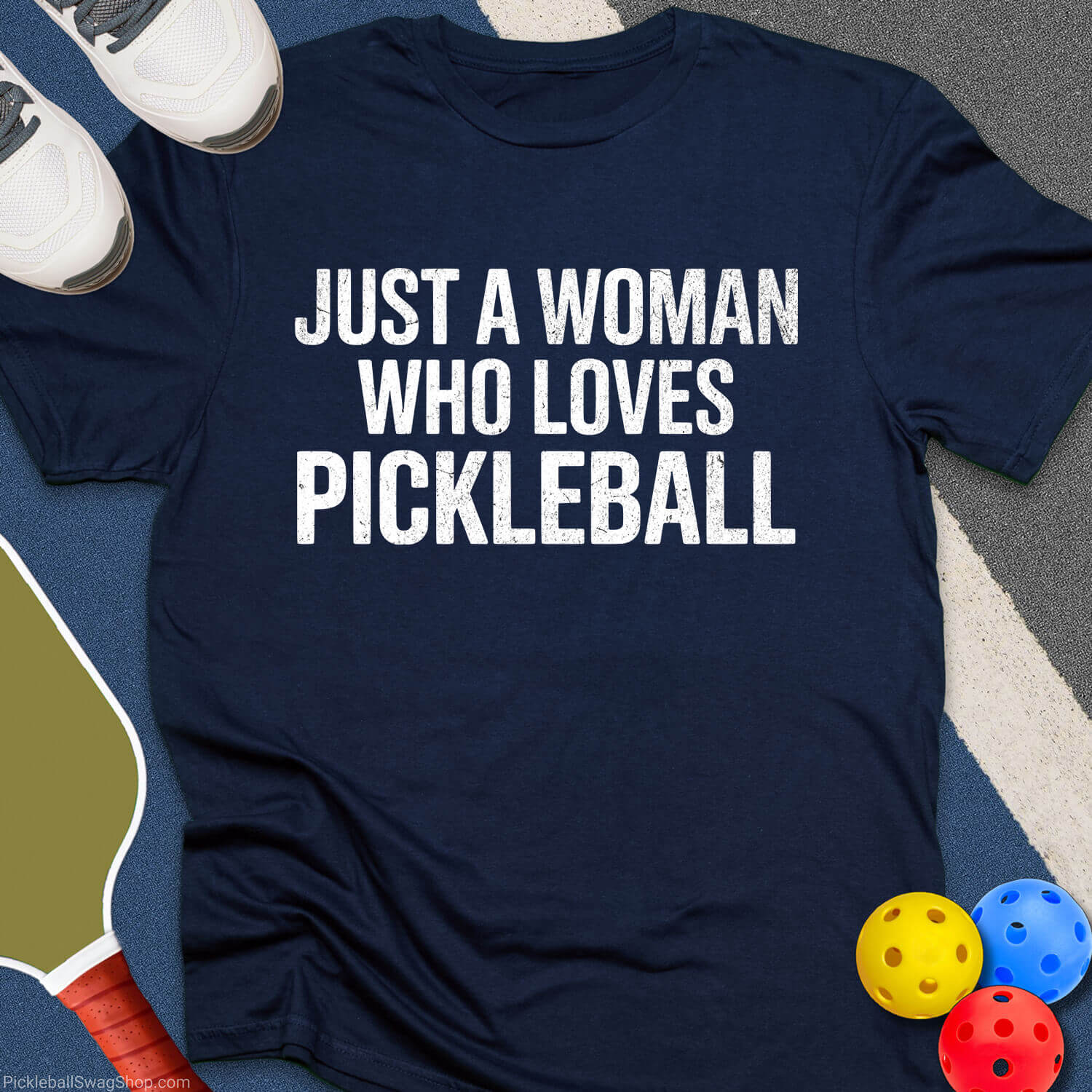 Woman Loves Pickleball T-Shirt