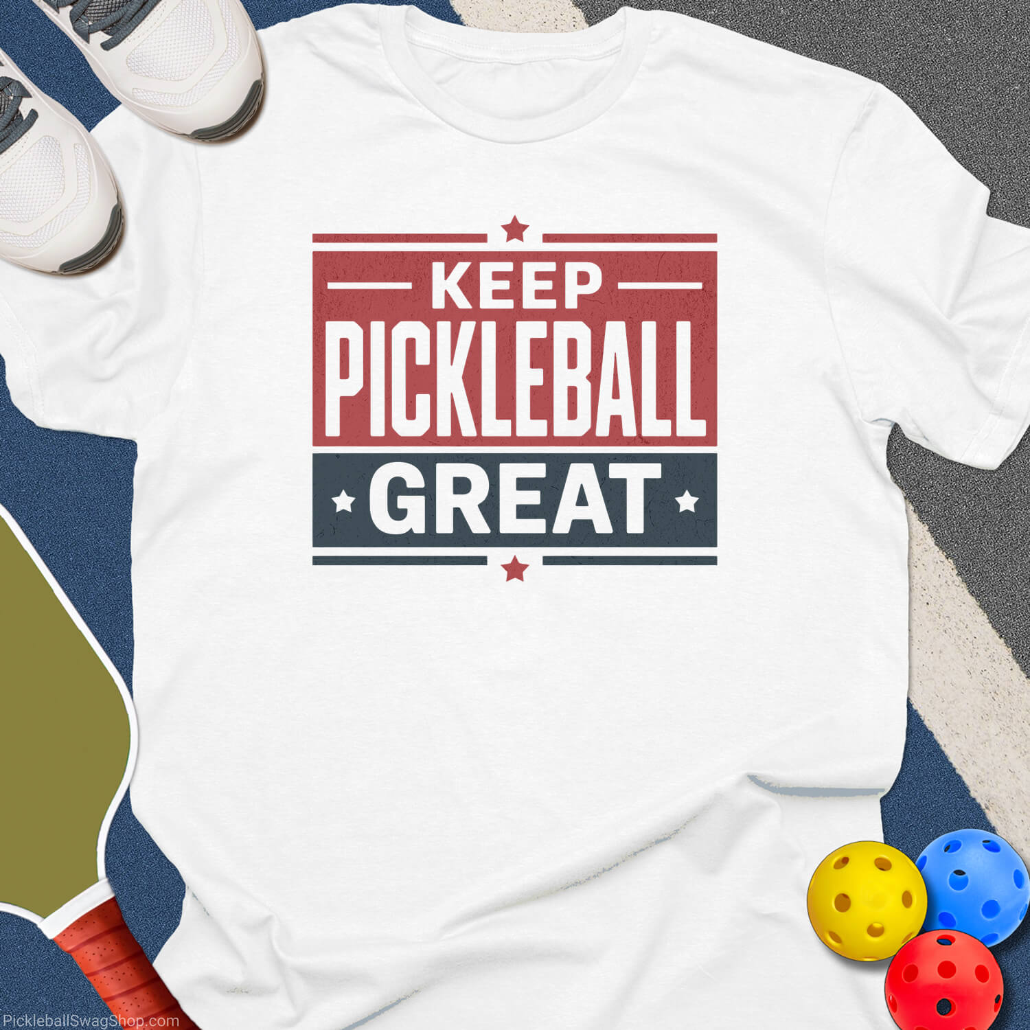 Keep Pickleball Great USA T-Shirt
