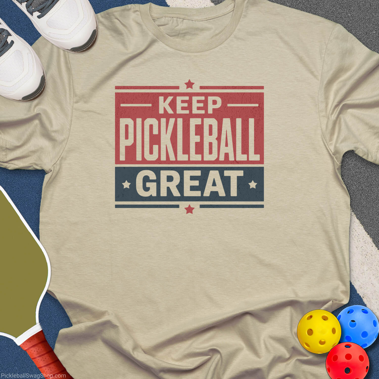 Keep Pickleball Great USA T-Shirt