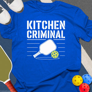 Kitchen Criminal Pickleball T-Shirt