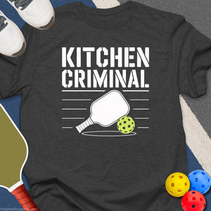 Kitchen Criminal Pickleball T-Shirt