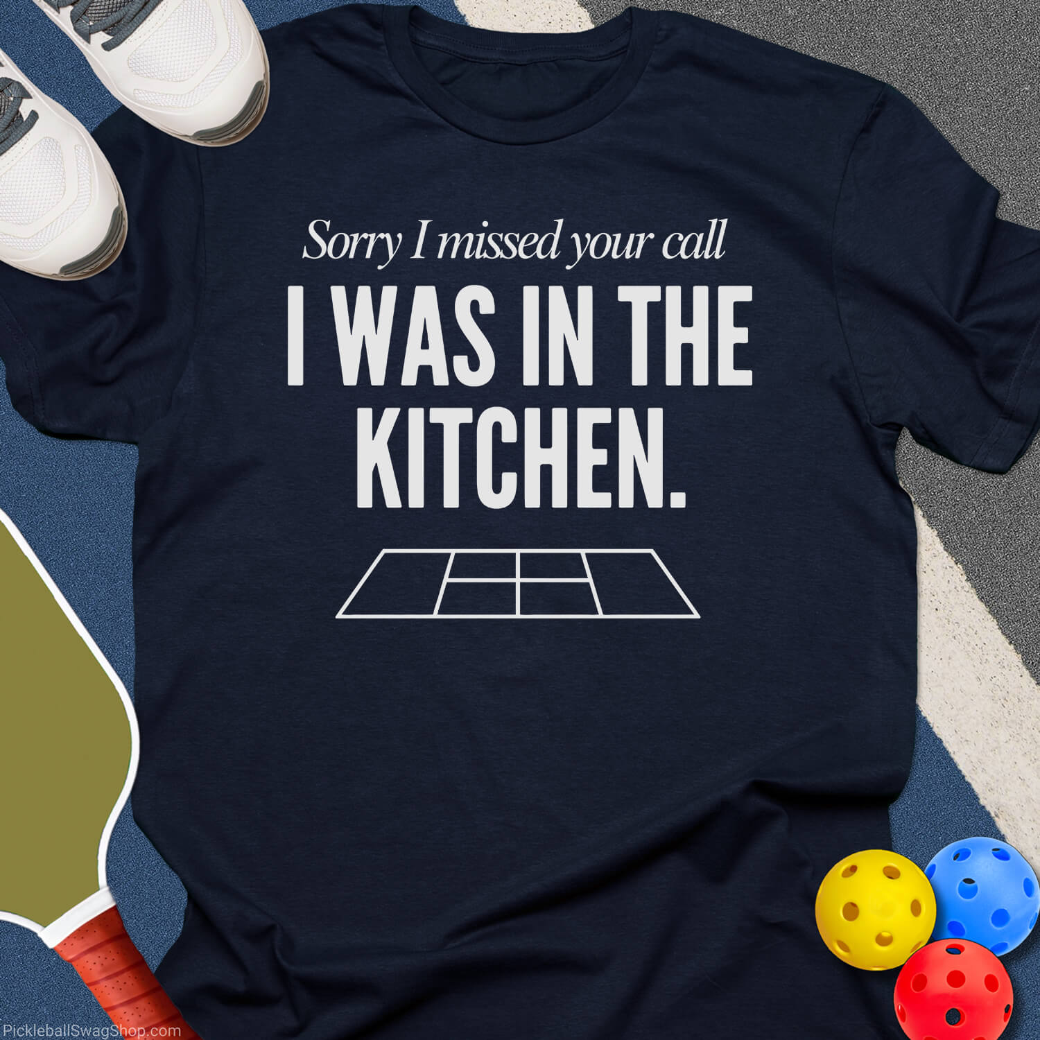 Kitchen Time Pickleball T-Shirt