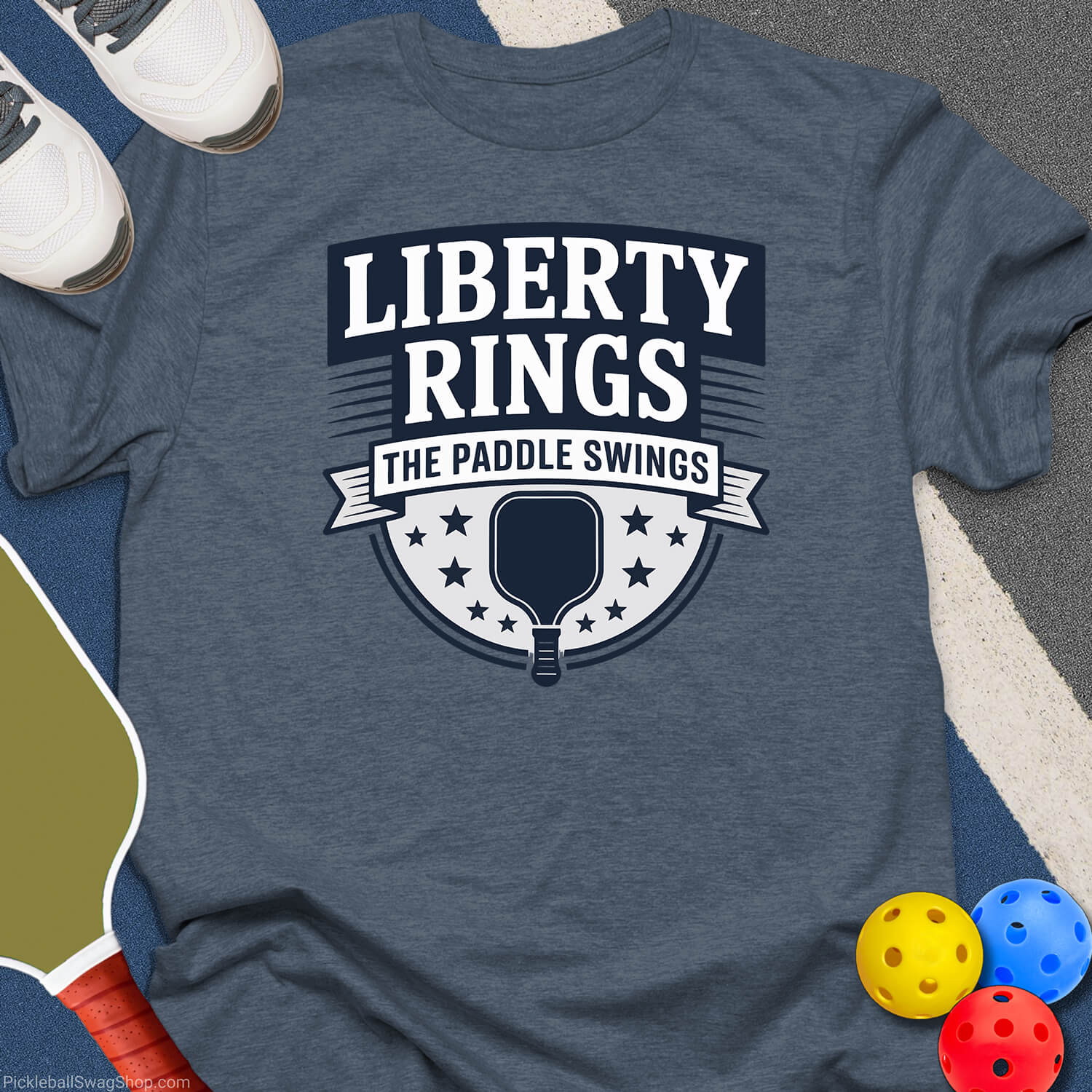 Liberty Rings Paddle Swings T-Shirt