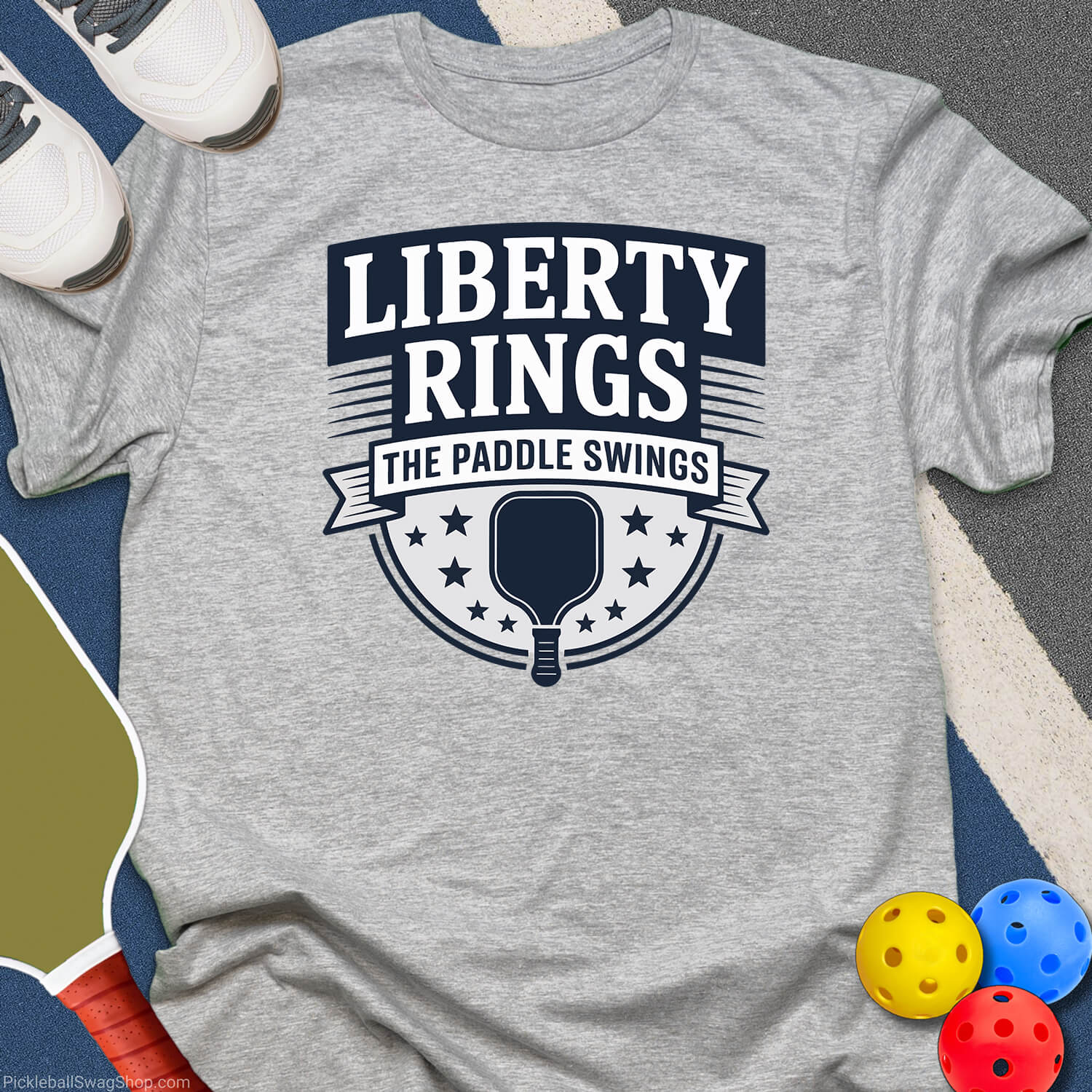 Liberty Rings Paddle Swings T-Shirt
