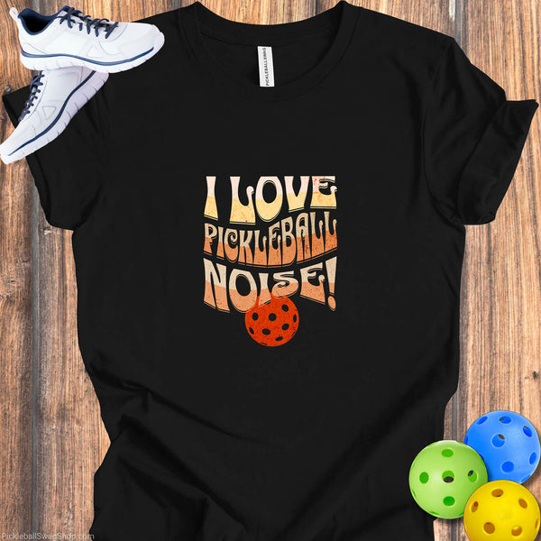 I Love Pickleball Noise T-Shirt