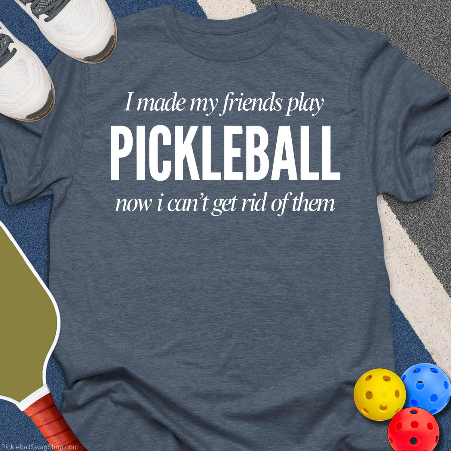 Friends Hooked on Pickleball T-Shirt