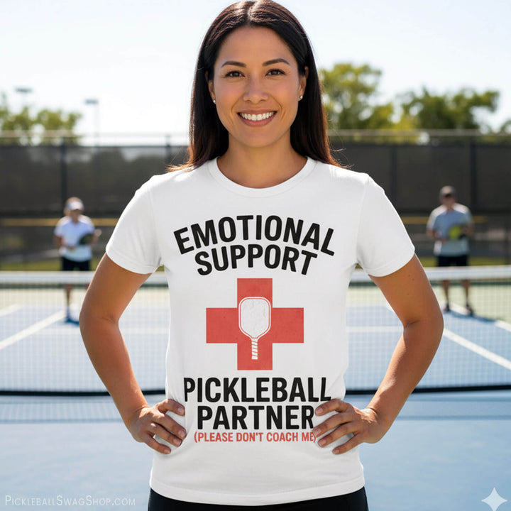 Emotional Support Pickleball T-Shirt
