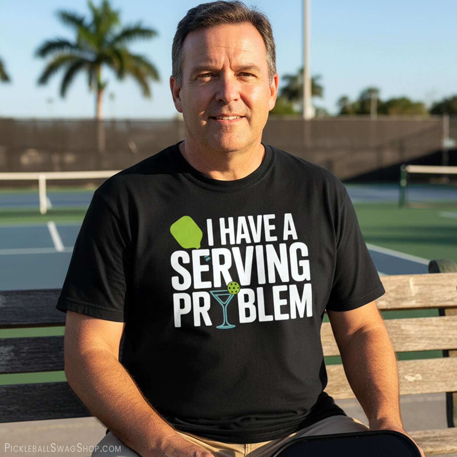 Serving Problem Pickleball T-Shirt