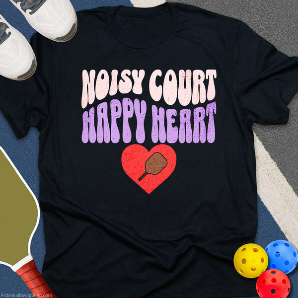 Noisy Court, Happy Heart T-Shirt