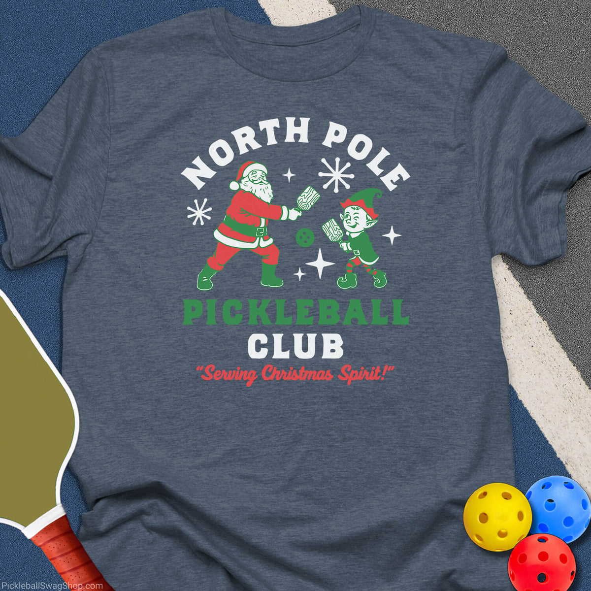 North Pole Pickleball Club T-Shirt