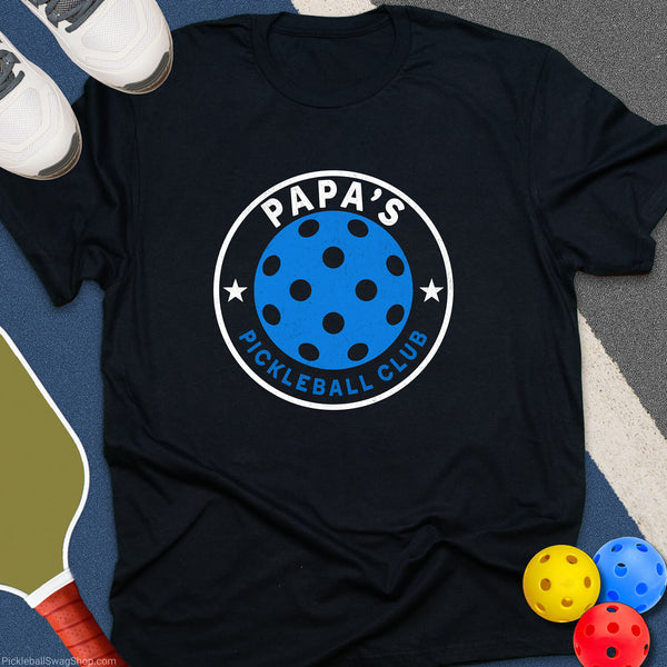 Papa's Pickleball Club T-Shirt