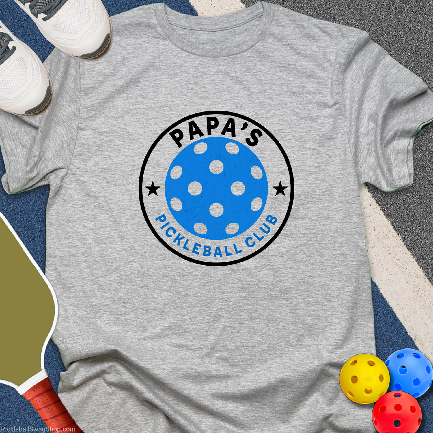 Papa's Pickleball Club T-Shirt