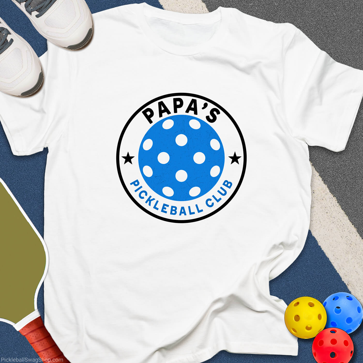Papa's Pickleball Club T-Shirt