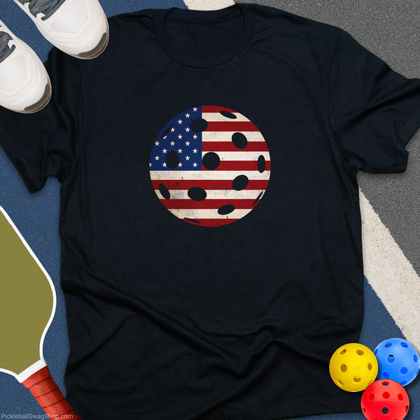 Patriotic Pickleball T-Shirt