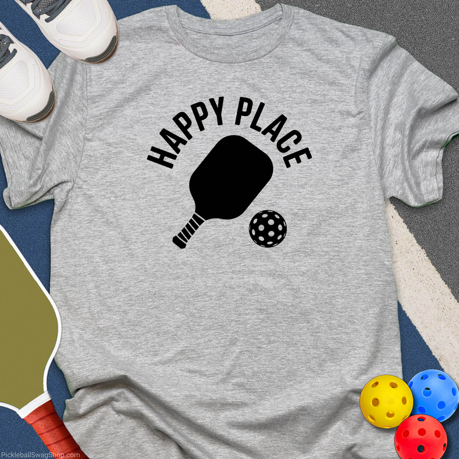 Happy Place Pickleball T-Shirt